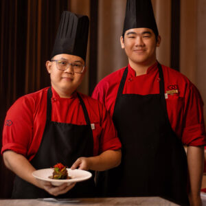 Chef Low (L) and Chef Leong (R)